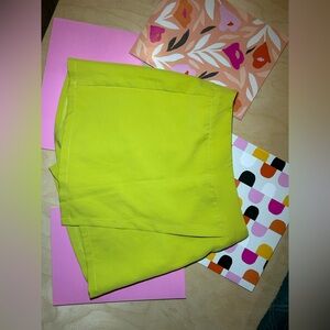 Bright Yellow Skirt